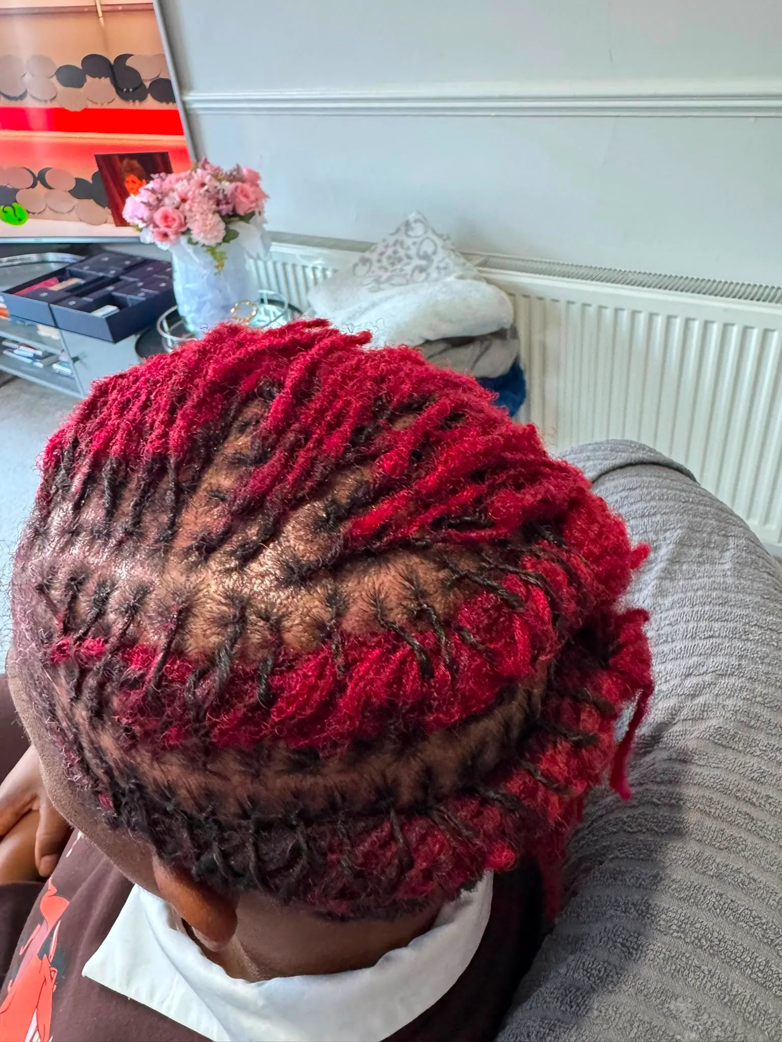 red-braided-loc-style-hertfordshire